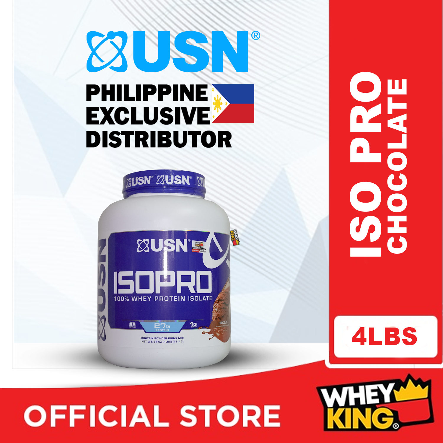 USN ISO Pro 100% Hydrolyzed Whey Isolate