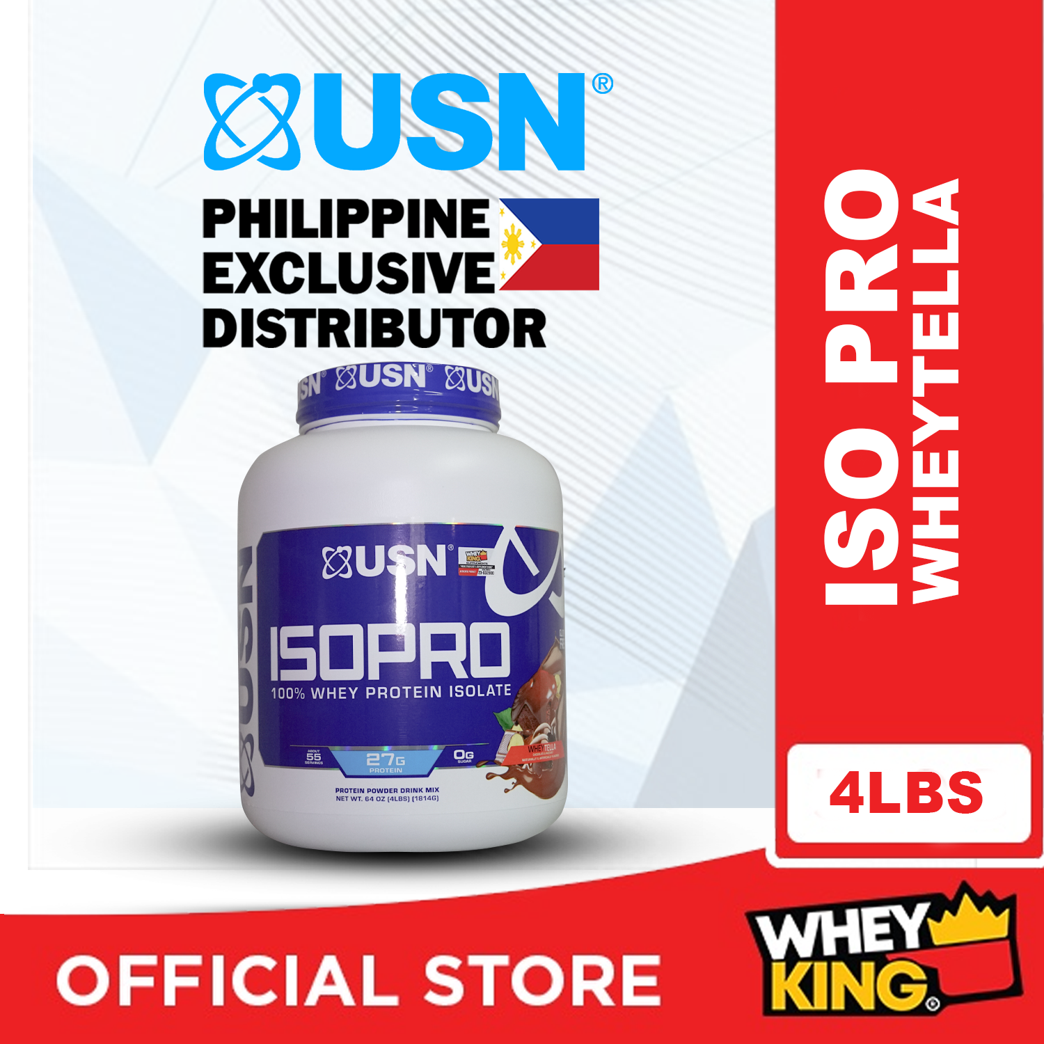 USN ISO Pro 100% Hydrolyzed Whey Isolate