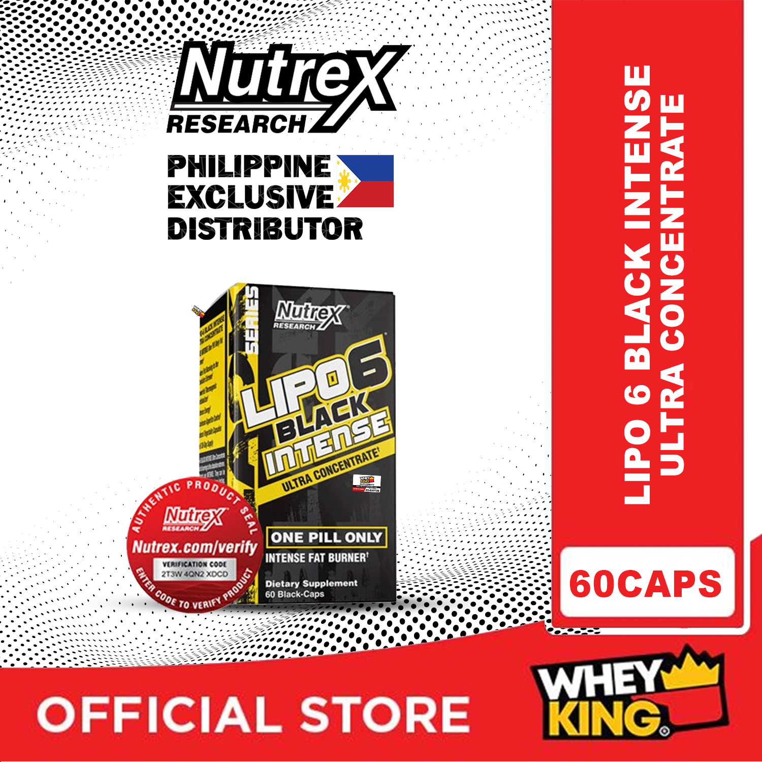 Nutrex Lipo 6 Intense Ultra Concentrate - 60 Capsules