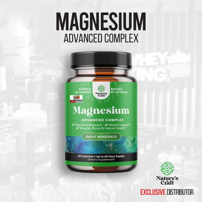 Natures Craft Magnesium - 60 Capsules