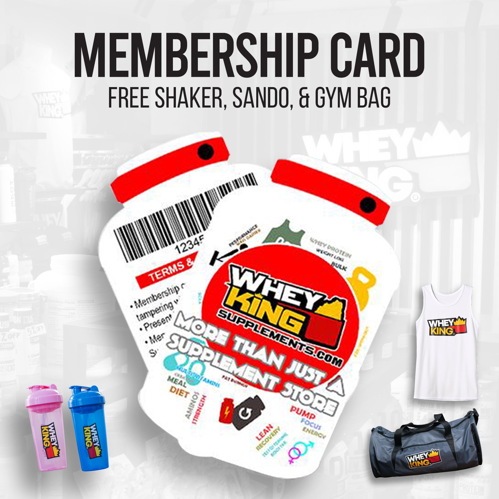 Whey King - Membership Card
