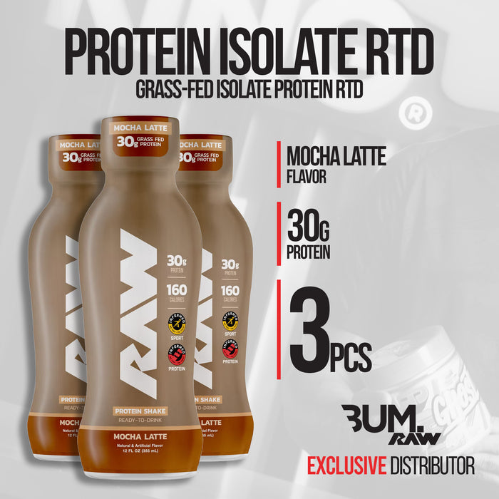 RAW Protein Isolated Ready To Drink (3pcs)