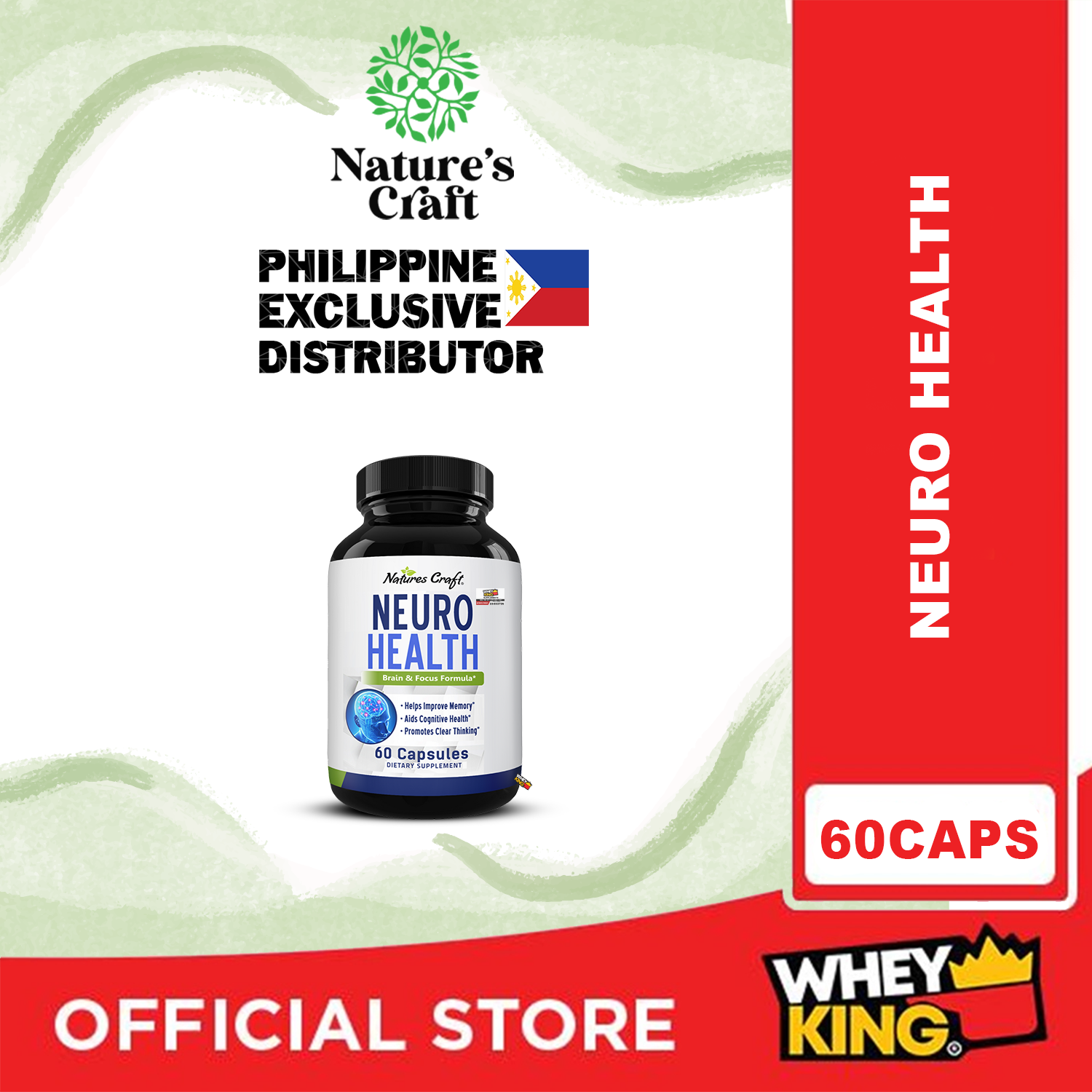 Nature's Craft Neuro Health - 60 Capsules