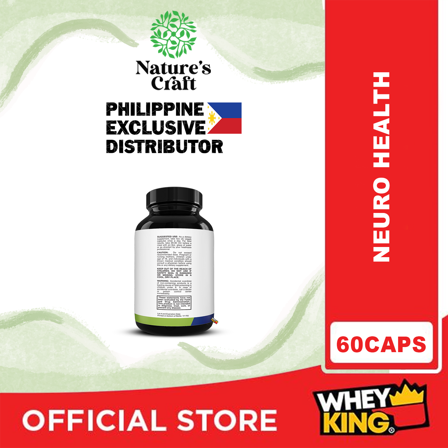 Nature's Craft Neuro Health - 60 Capsules
