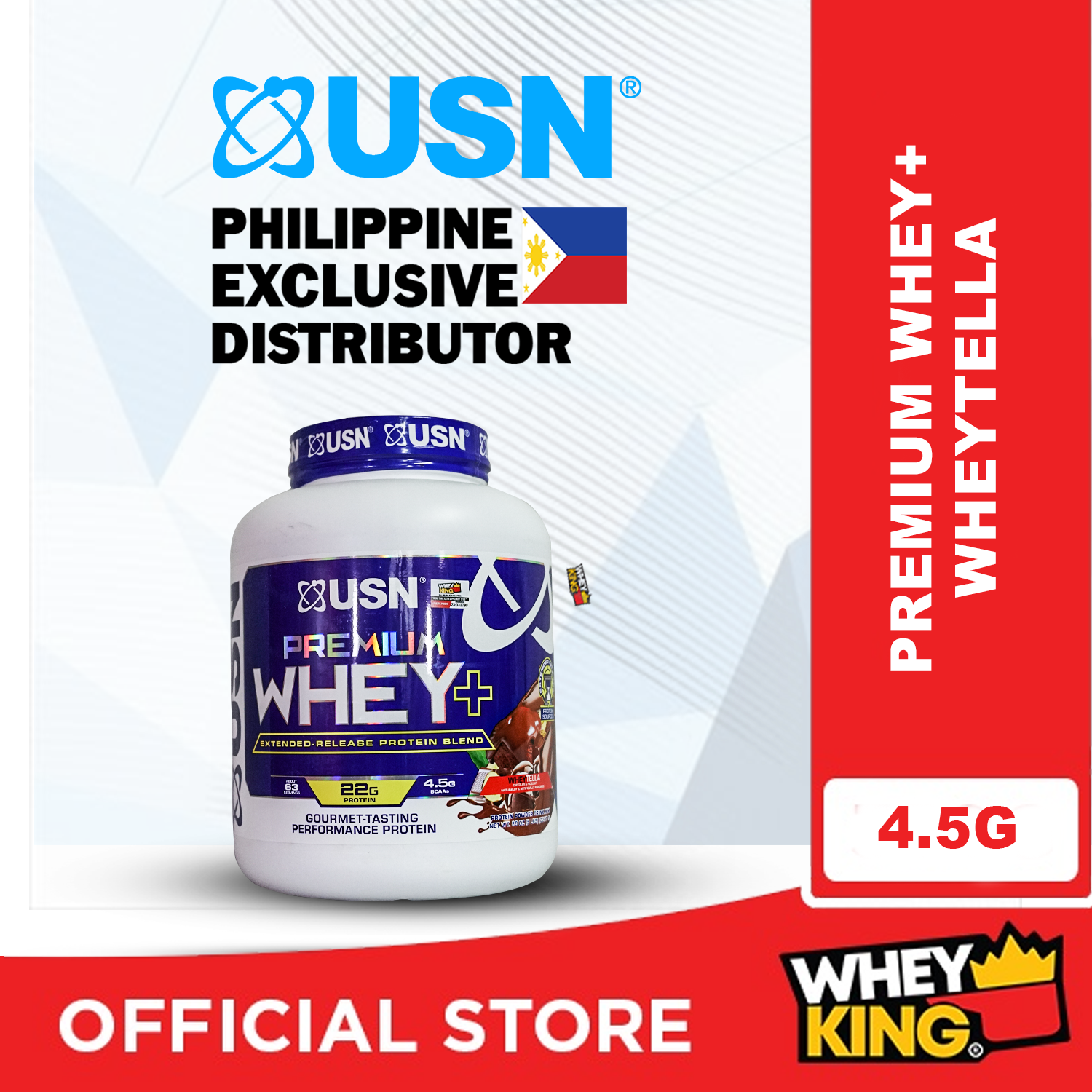 USN Premium 100% Whey Protein 5lbs