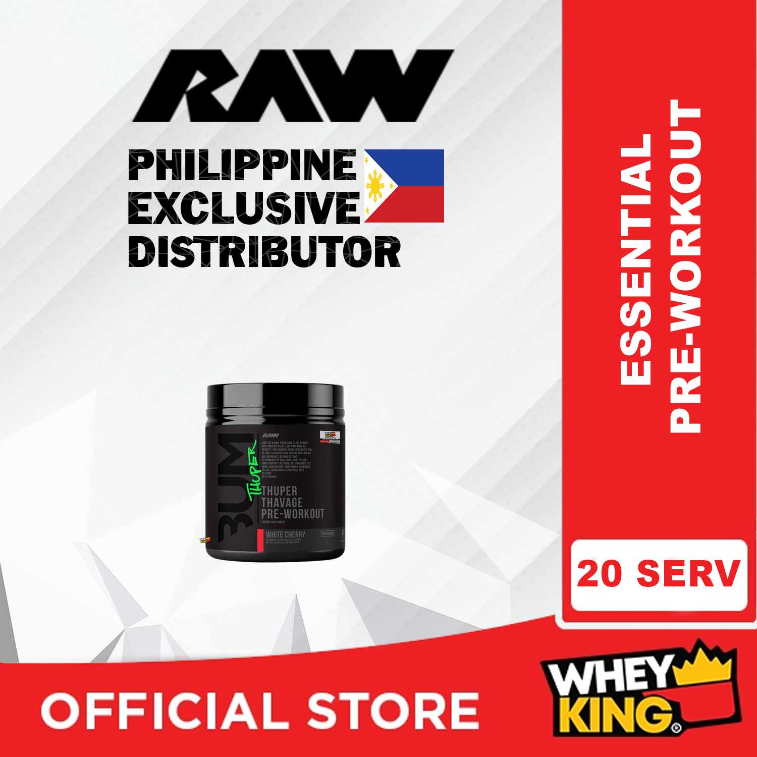 RAW Nutrition Thuper Thavage Pre-Workout