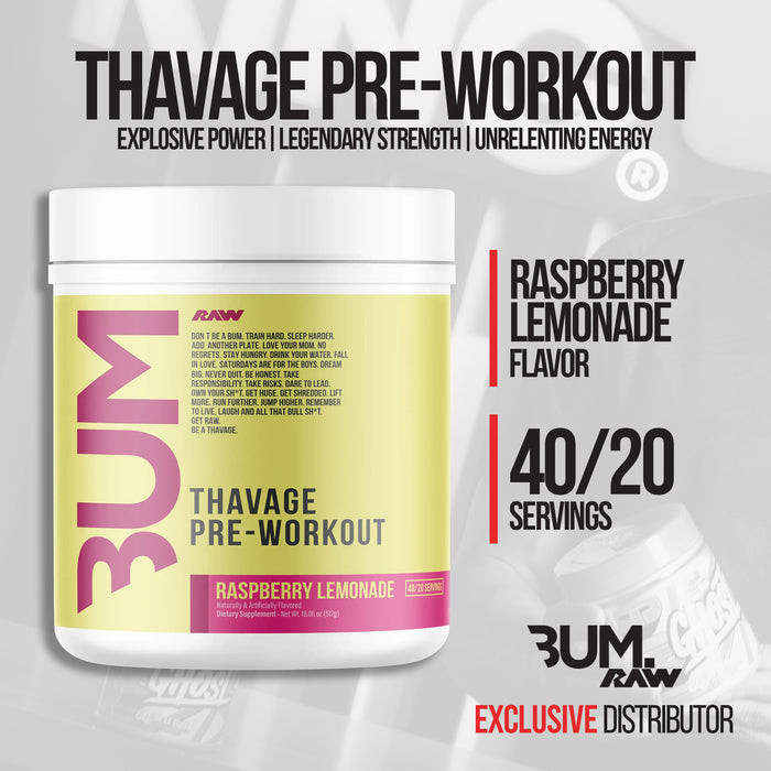 RAW Nutrition | CBUM - Thavage Pre-Workout