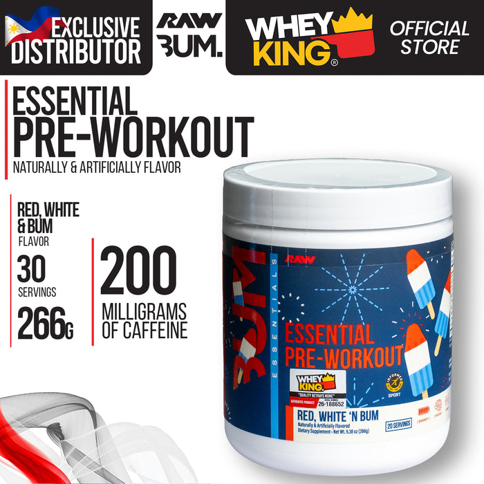 RAW Nutrition | CBUM - Essential Pre-Workout 20 Servings