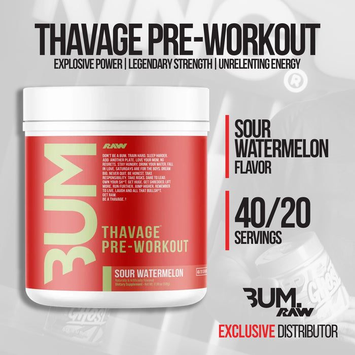RAW Nutrition | CBUM - Thavage Pre-Workout