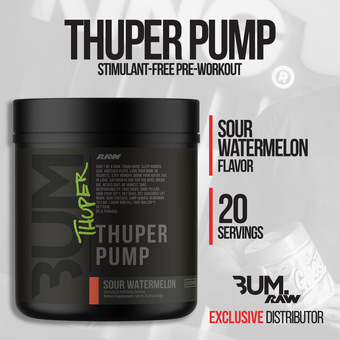 Raw Thuper Pump Pre-workout