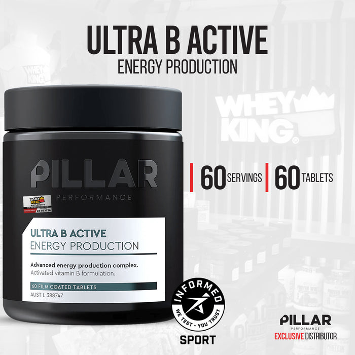 Pillar Performance Magnesium Ultra B Active 60 Tablets