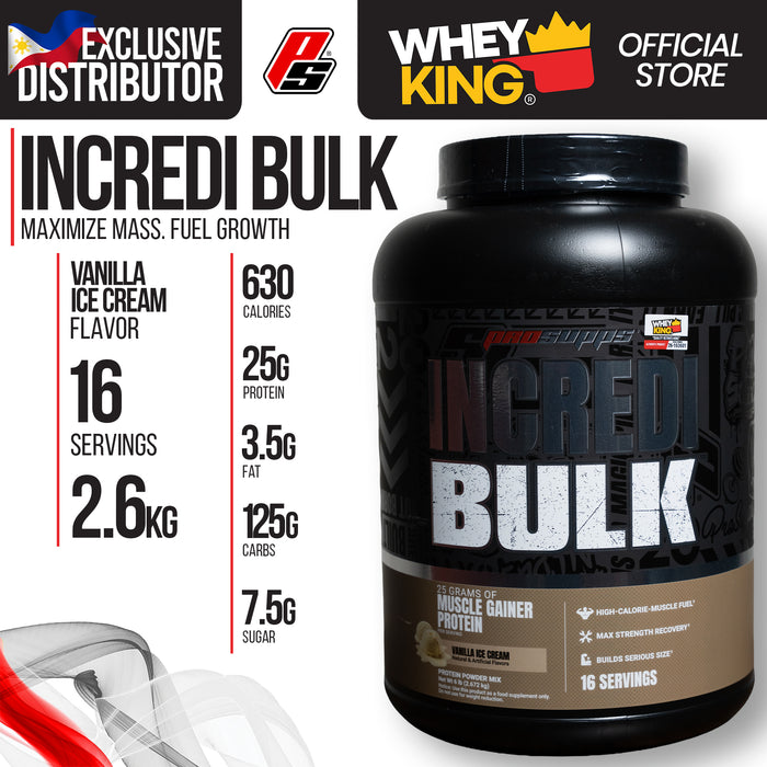ProSupps Incredibulk Mass Gainer- 6lbs