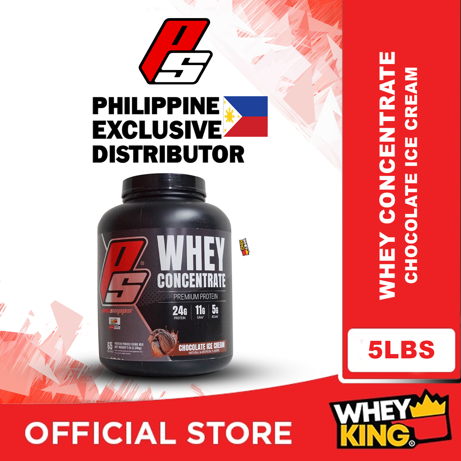 ProSupps PS Whey Concentrate - 5lbs
