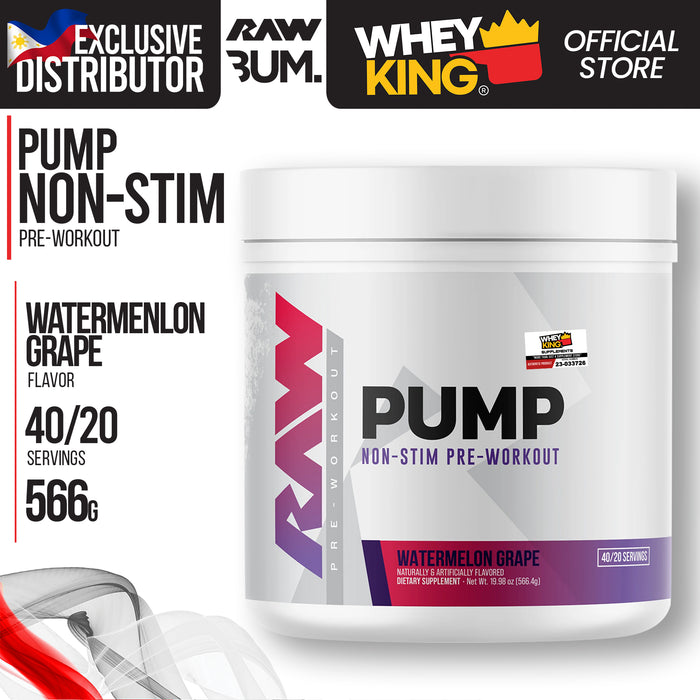 RAW Nutrition | CBUM - Pump Non-Stim Pre-Workout