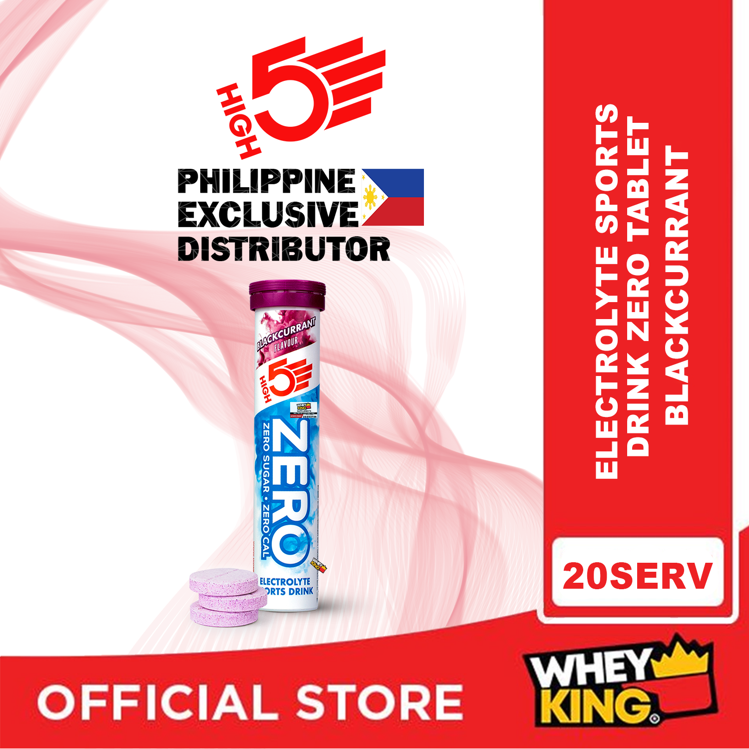 High5 Electrolyte Hydration Sports Drink ZERO Tablet