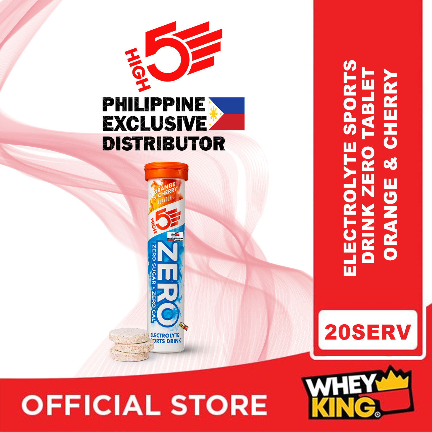 High5 Electrolyte Hydration Sports Drink ZERO Tablet