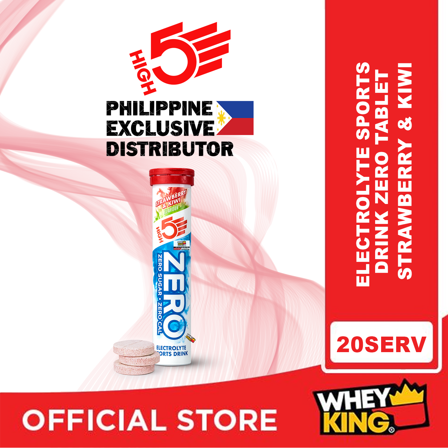 High5 Electrolyte Hydration Sports Drink ZERO Tablet