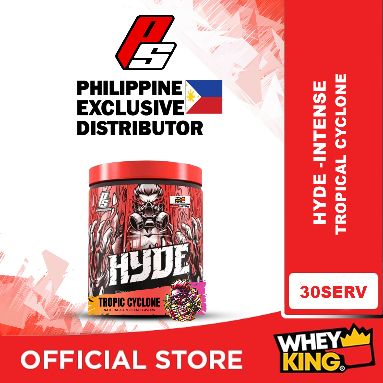 Prosupps Hyde Preworkout - 30 Servings