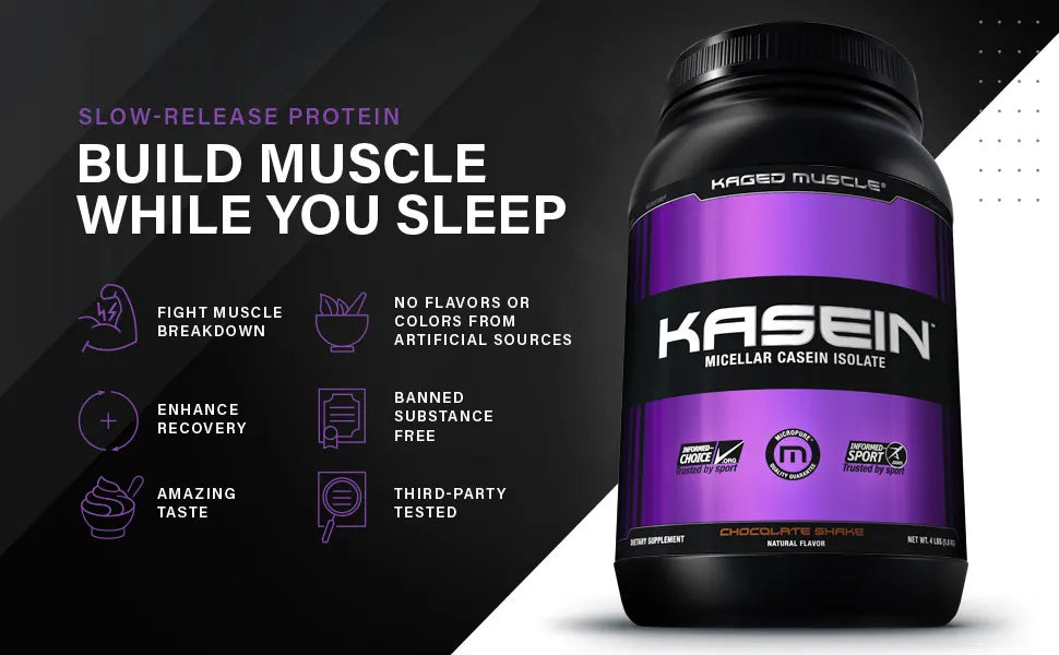 CLEARANCE Casein-Kasein Kaged Muscle  - Slow digesting time release protein EXP.NOV. 2023