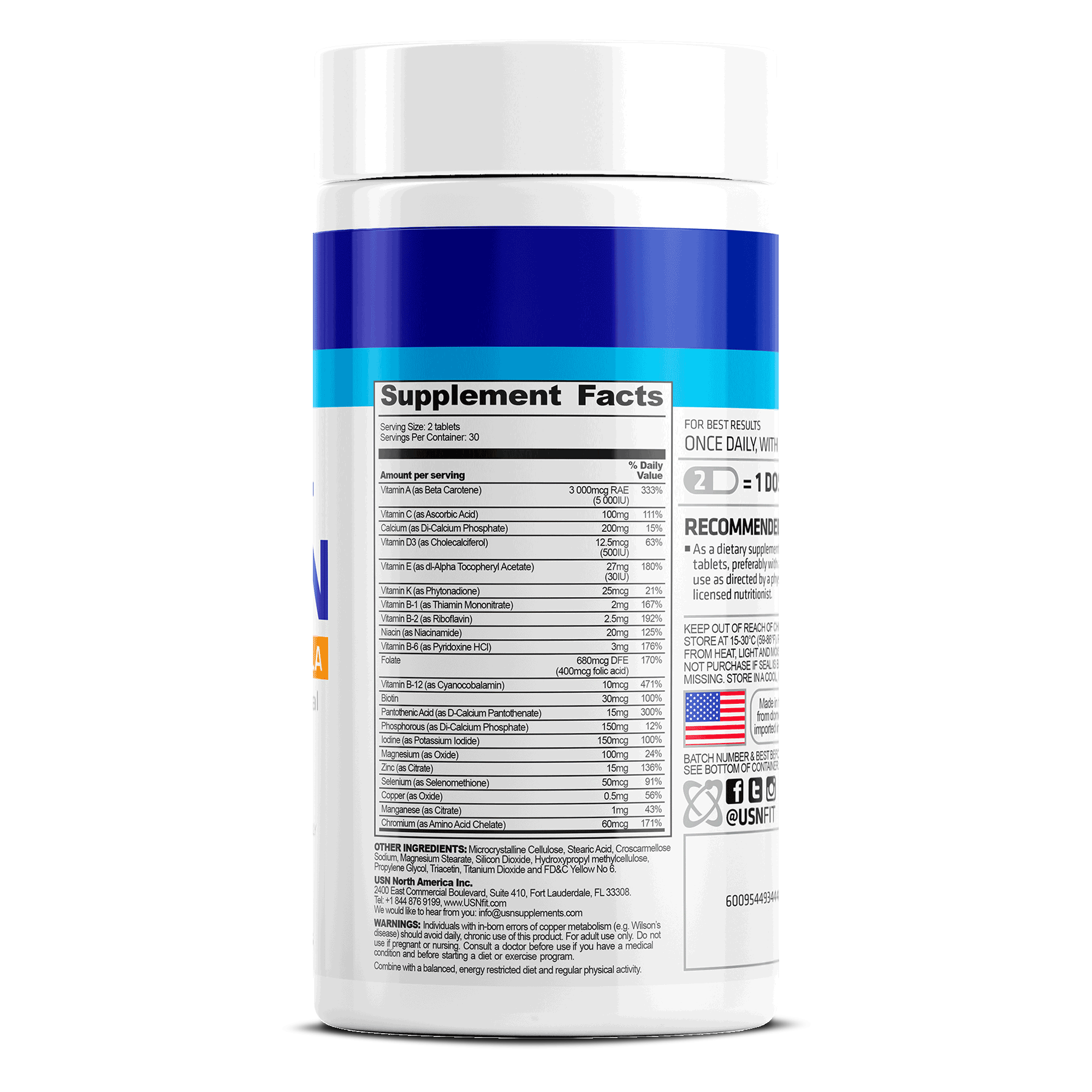Shop 60Caps USN Multivitamin Super Daily Formula Online | Whey King Supplements Philippines | Where To Buy 60Caps USN Multivitamin Super Daily Formula Online Philippines