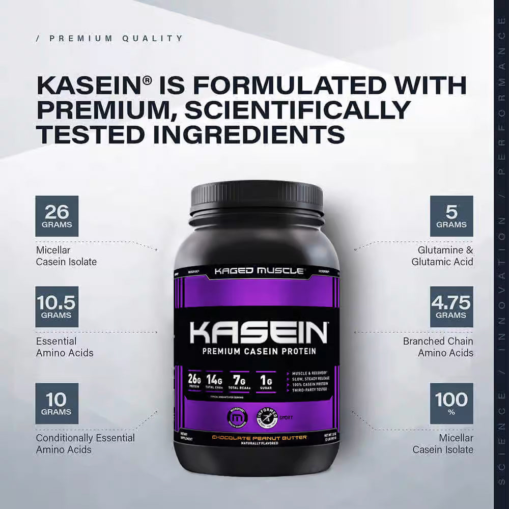 CLEARANCE Casein-Kasein Kaged Muscle  - Slow digesting time release protein EXP.NOV. 2023