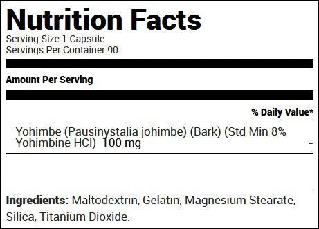 Finaflex PURE Yohimbe - Ultimate Male Herb