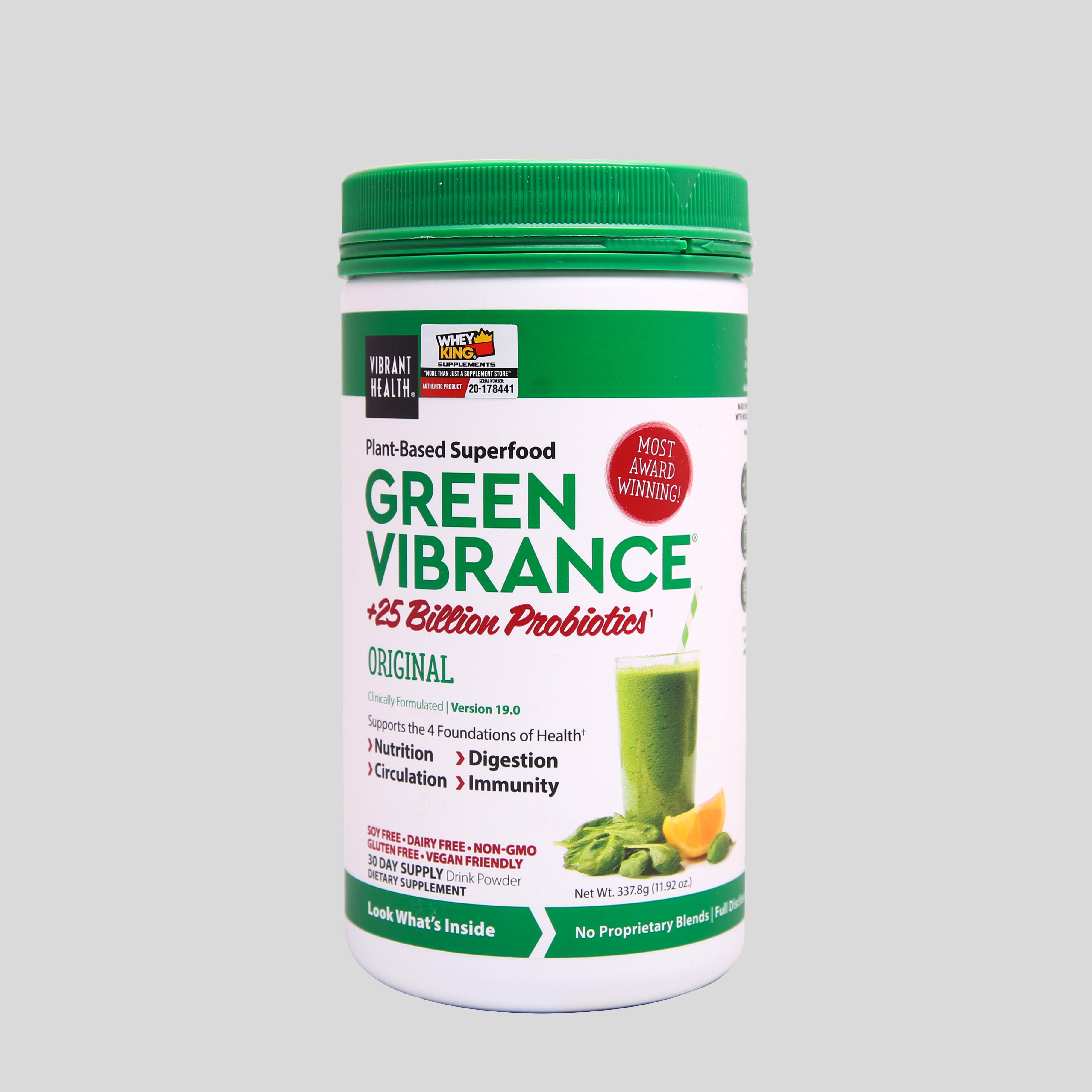 Shop 30SERV VIBRANT GREEN VIBRANCE - PLANT BASED SUPER FOOD Online | Whey King Supplements Philippines | Where To Buy 30SERV VIBRANT GREEN VIBRANCE - PLANT BASED SUPER FOOD Online Philippines