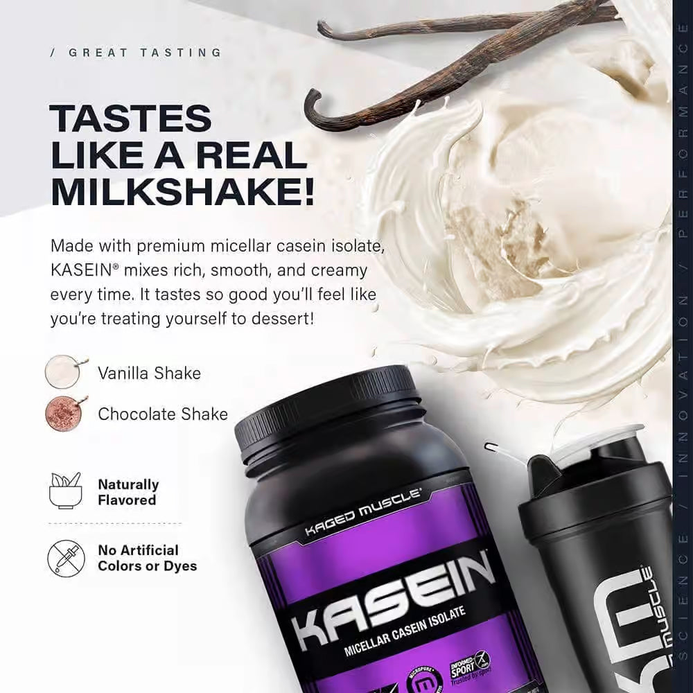 CLEARANCE Casein-Kasein Kaged Muscle  - Slow digesting time release protein EXP.NOV. 2023
