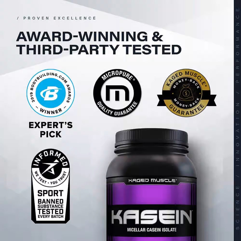 CLEARANCE Casein-Kasein Kaged Muscle  - Slow digesting time release protein EXP.NOV. 2023