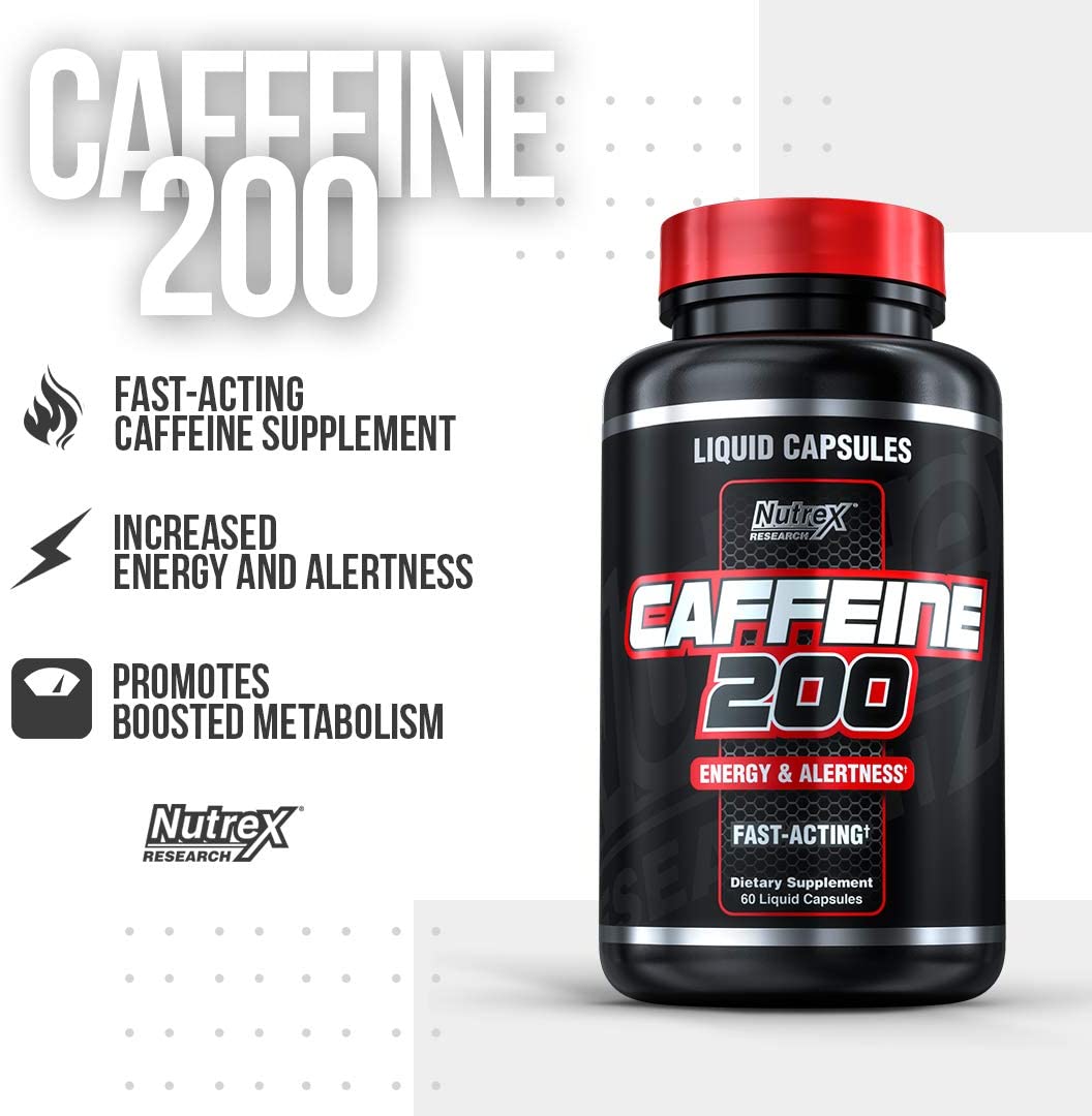 CLEARANCE NUTREX Caffeine 200 Energy and alertness EXP: MAR 2023