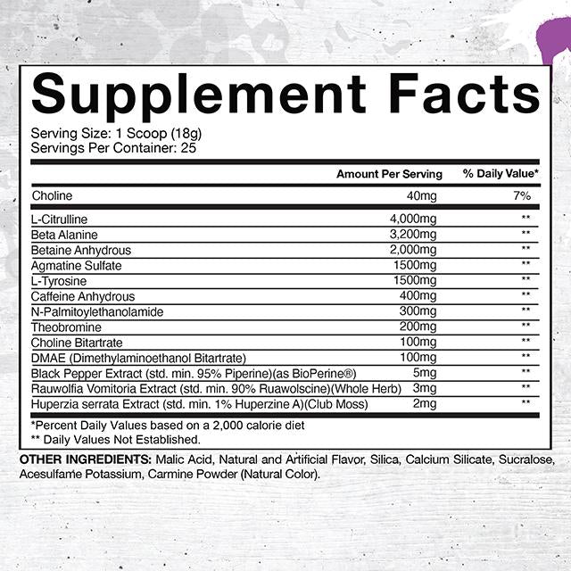 PRE- WORKOUT GASPARI Superpump Aggression