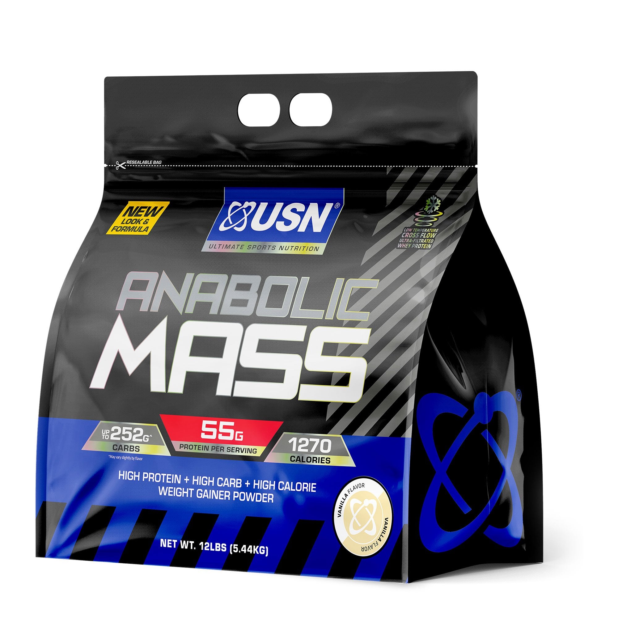 USN Anabolic Mass 12lbs - Ultimate impact weight gainer