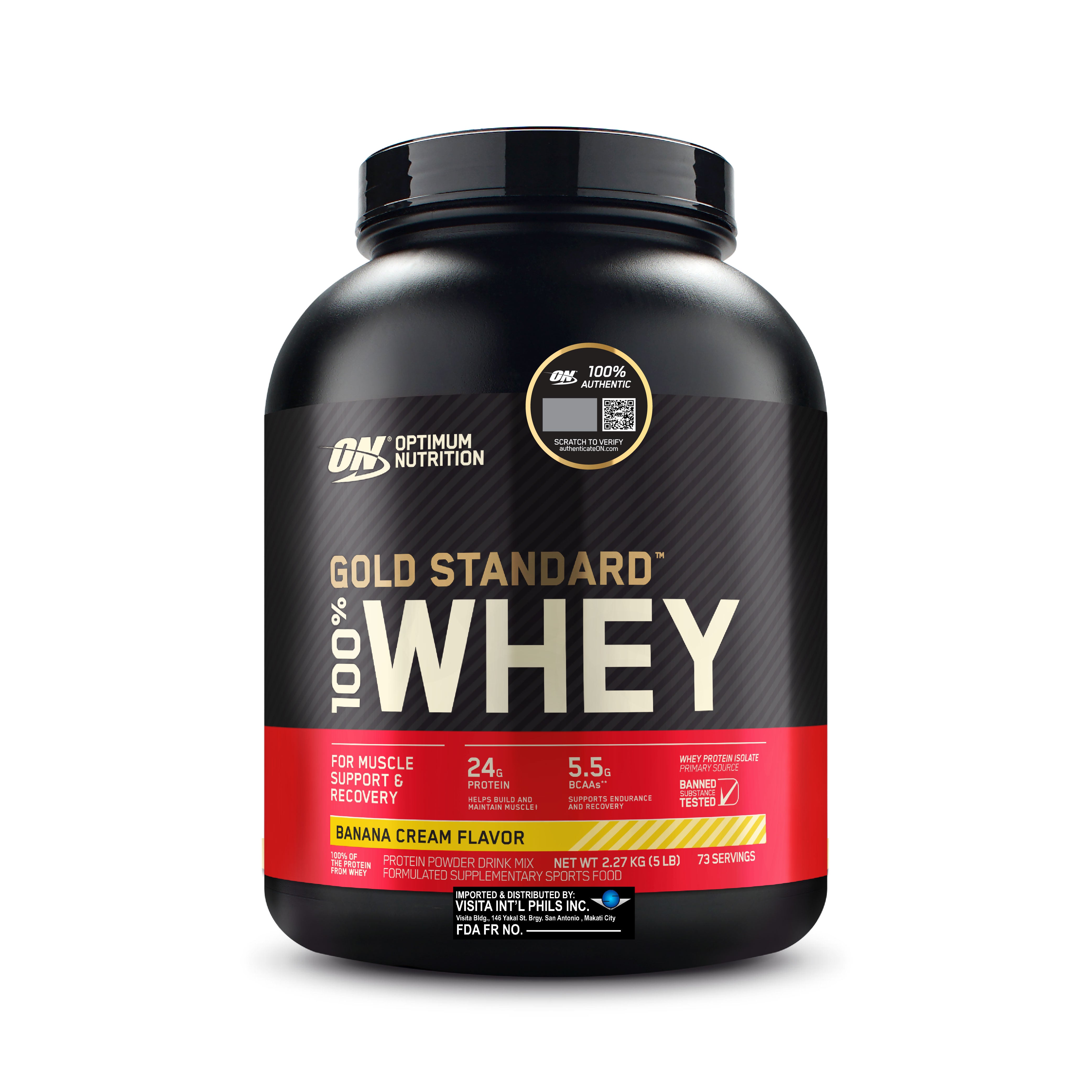 ON Optimum Nutrition Gold Standard Whey - 5lbs