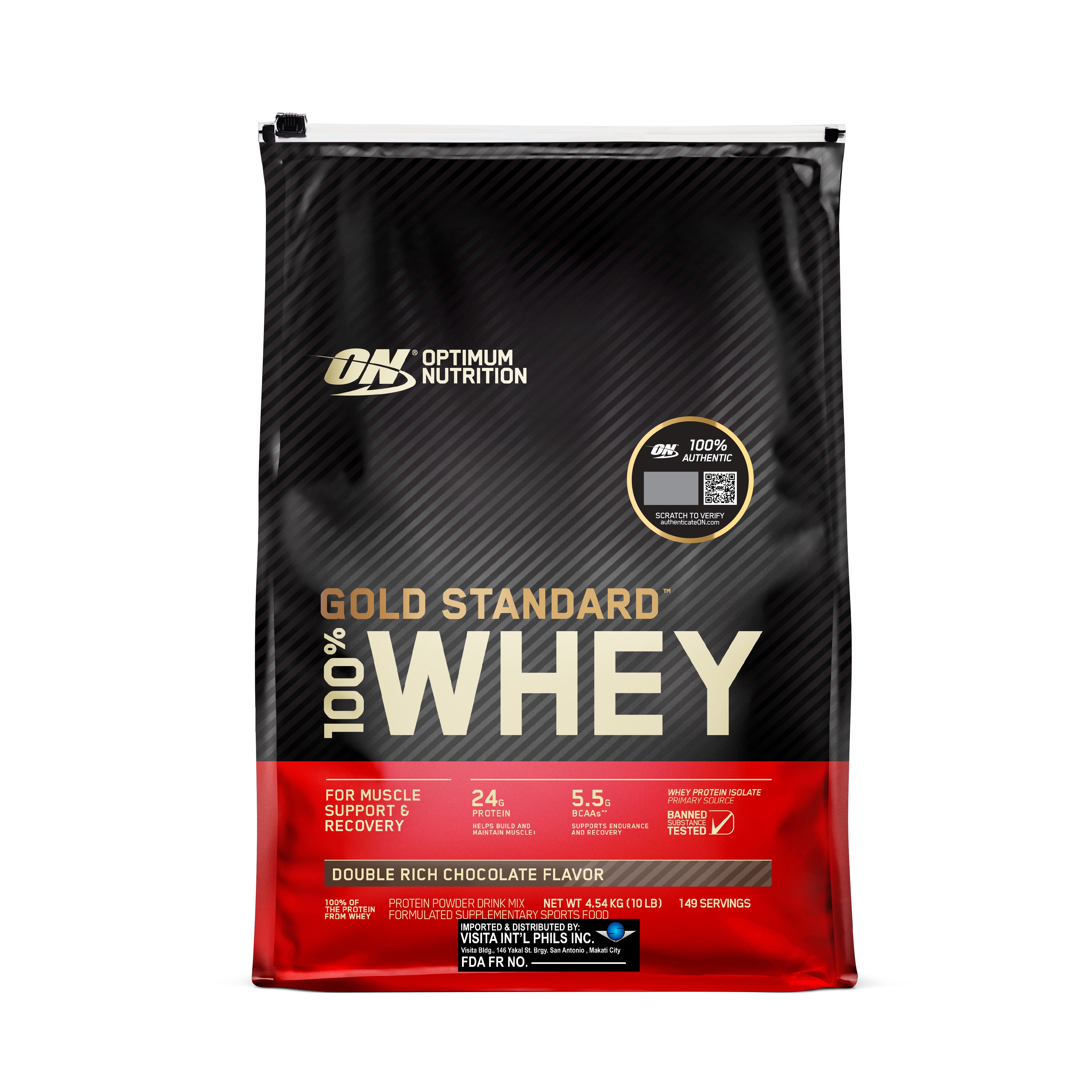 ON Optimum Nutrition Gold Standard Whey - 10lbs