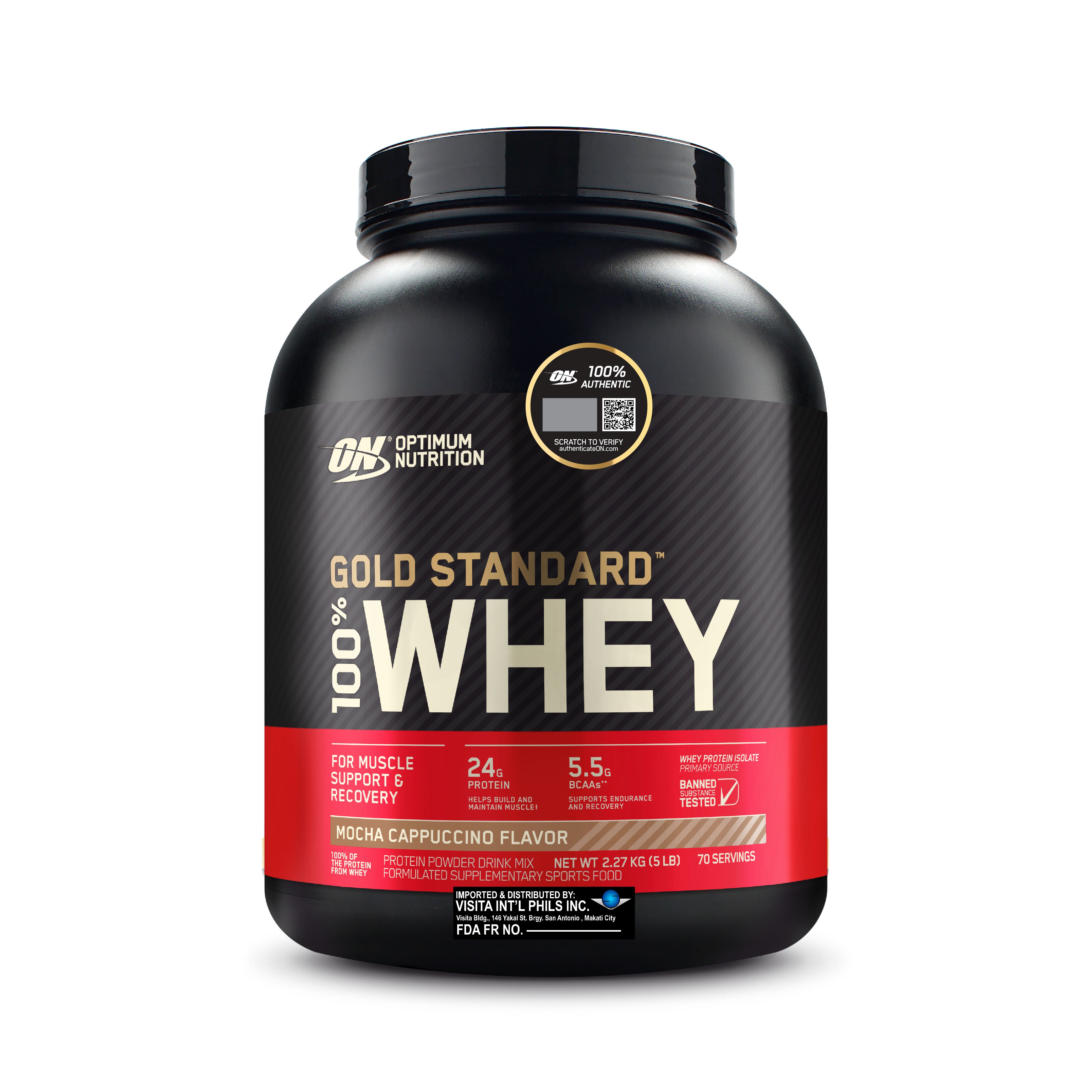 ON Optimum Nutrition Gold Standard Whey - 5lbs