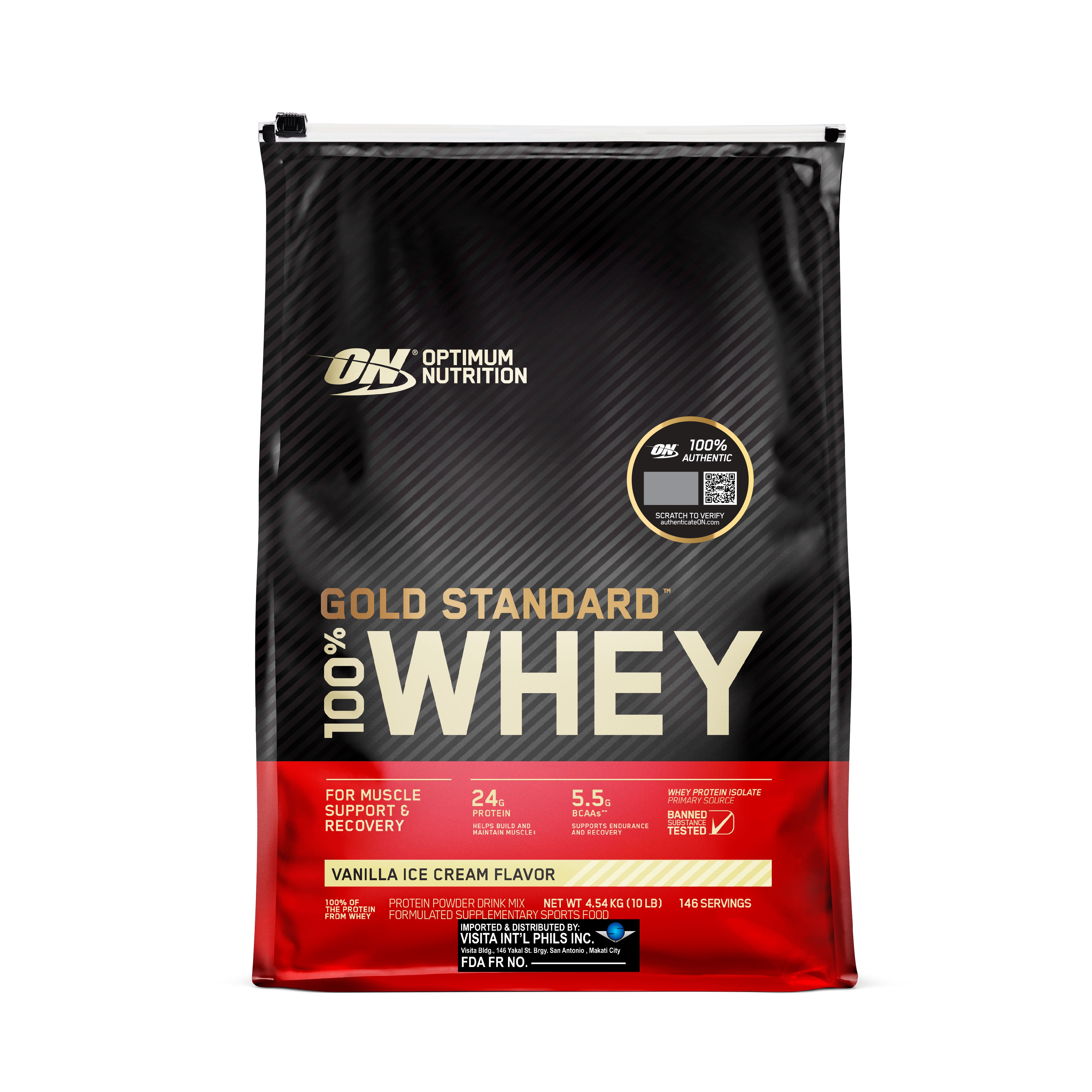 ON Optimum Nutrition Gold Standard Whey - 10lbs