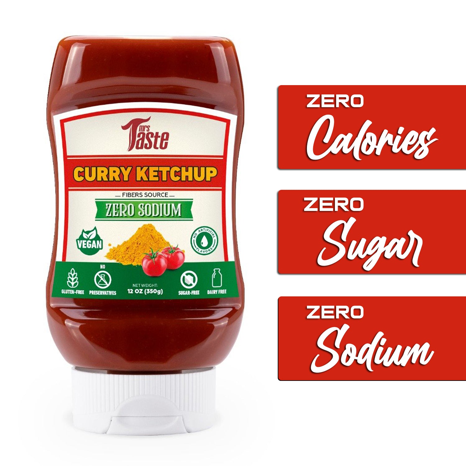 MRS TASTE  USA ZERO Curry Ketchup