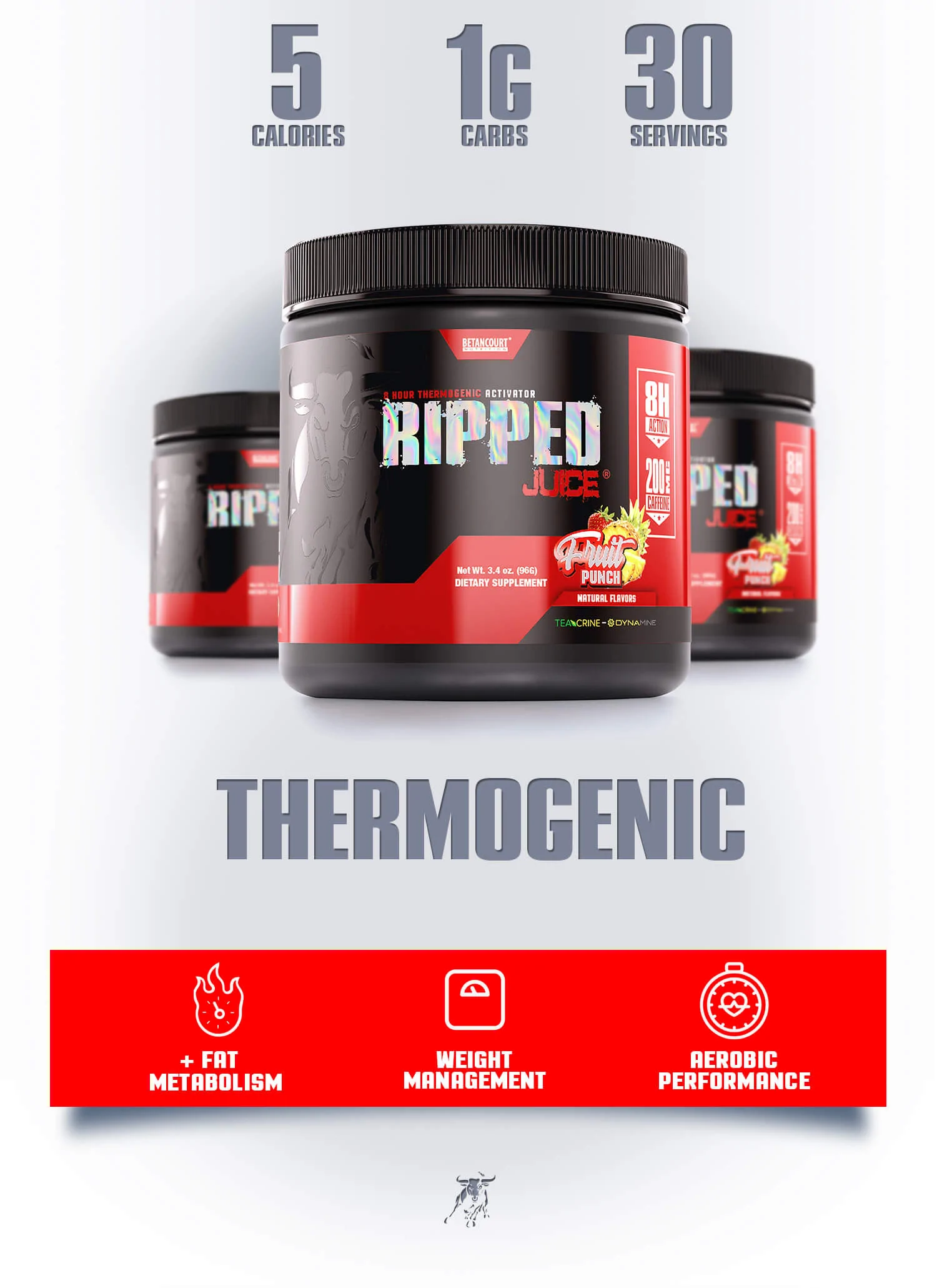 Betancourt B-NOX Ripped Juice (8-HOUR THERMOGENIC ACTIVATOR)