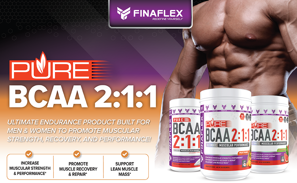 FINAFLEX Pure BCAA 2:1:1 - Ultimate muscular performance