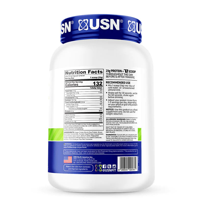 USN PLANT PROTEIN- VEGAN PROTEIN 1.5LBS